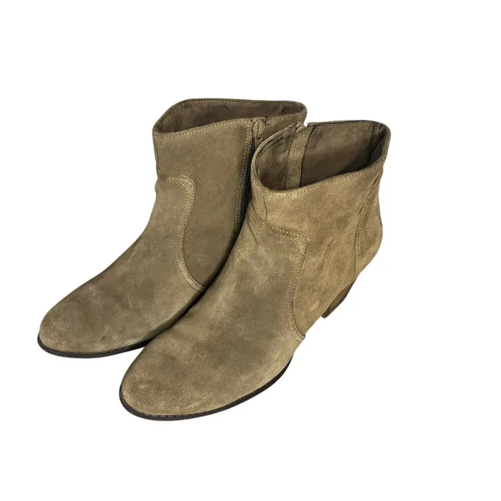 Sole Society Romy Ankle Boot Green Size 10